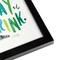 Green Blue Day Drink by Cat Coquillette Black Framed Wall Art - Americanflat